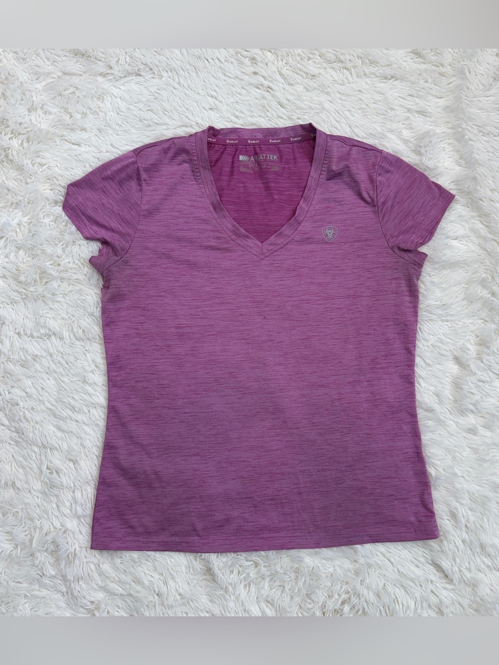 Women’s Large Pink Ariat Short Sleeve Horseback Riding Sunshirt